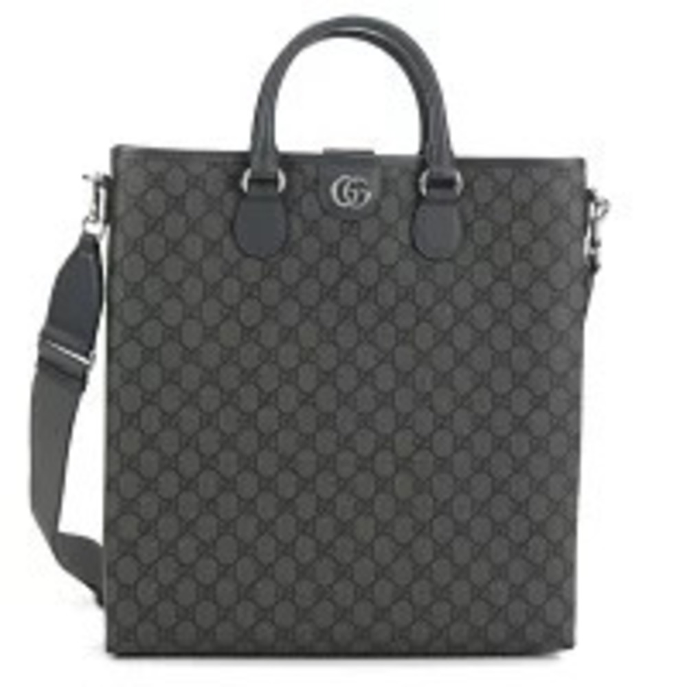 Gucci Tote Bag GG Supreme Gray Handbag Cool